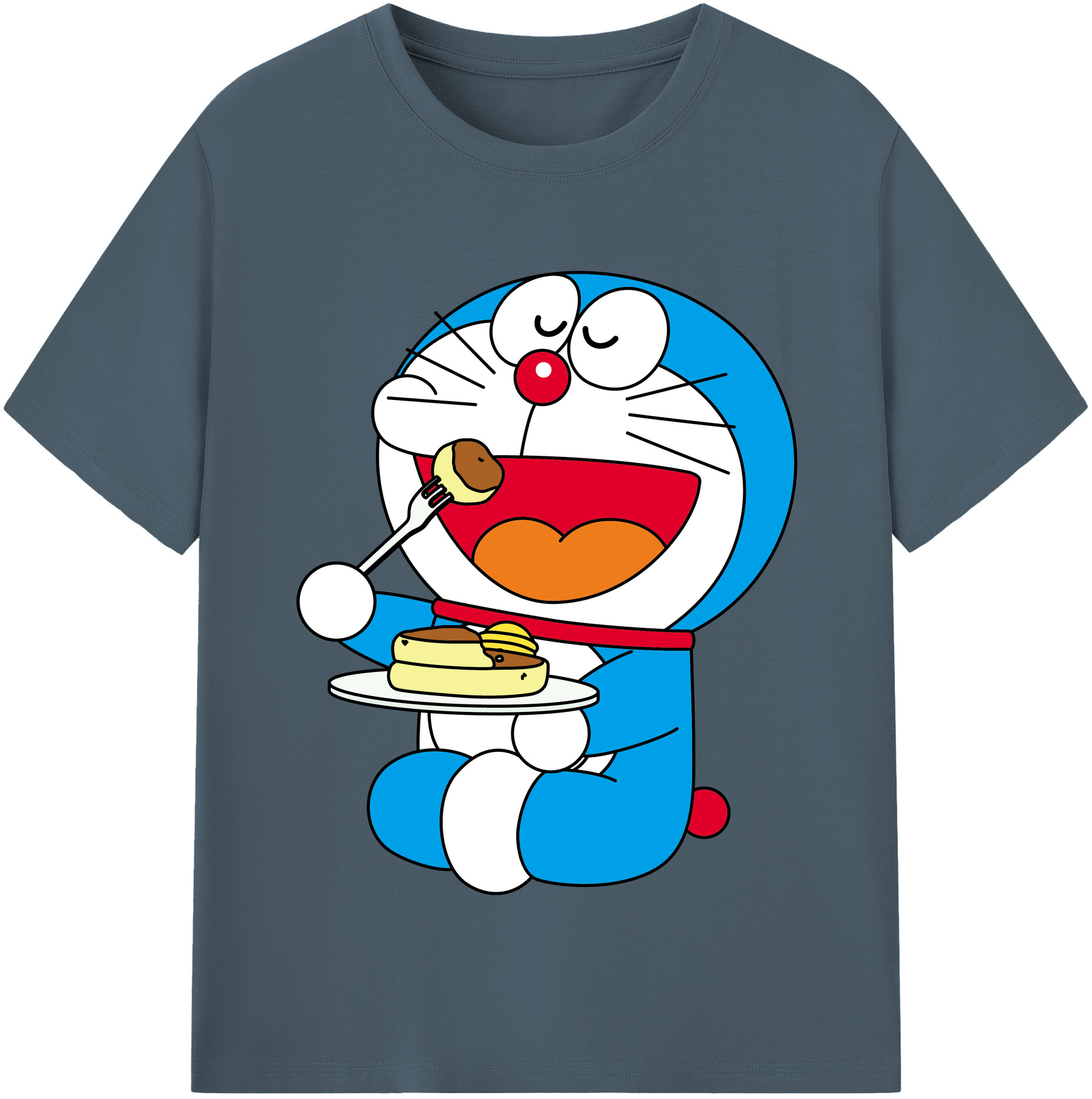 （画像用） ドラえもん Doraemon 綿100％半袖Tシャツ（フロントプリント）